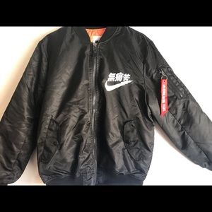 MA1 Bomber Jacket (Large) (Black)